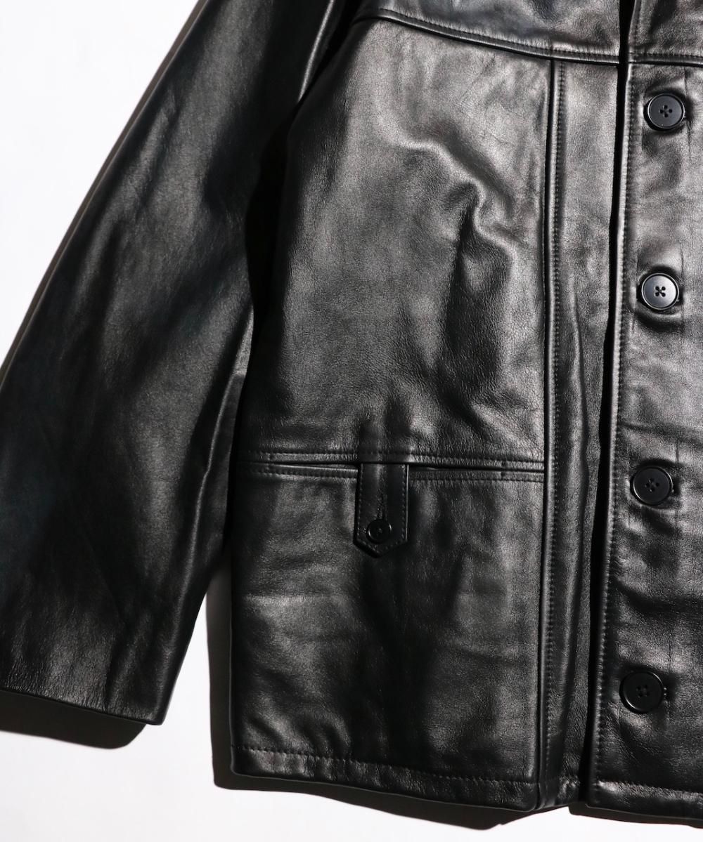TOWNCRAFT / LEATHER CAR COAT TOWNCRAFT / LEATHER CAR COAT