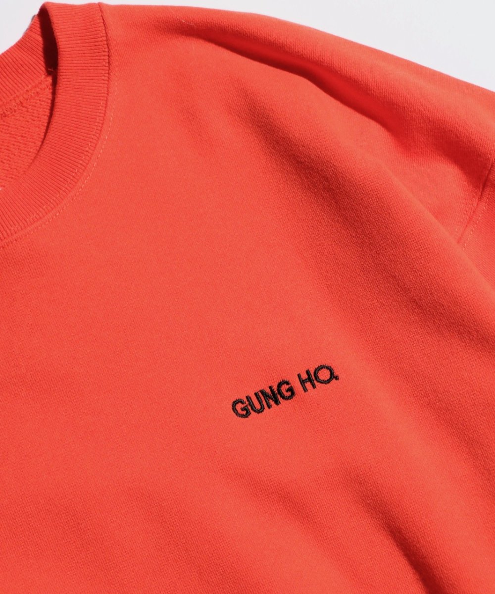 【WEB限定】GUNG HO / EMB CREW NECK SWEAT