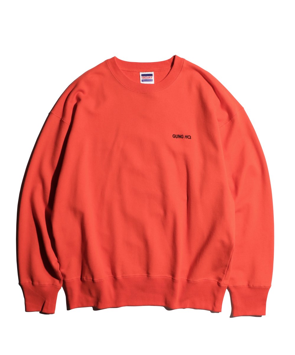 【WEB限定】GUNG HO / EMB CREW NECK SWEAT