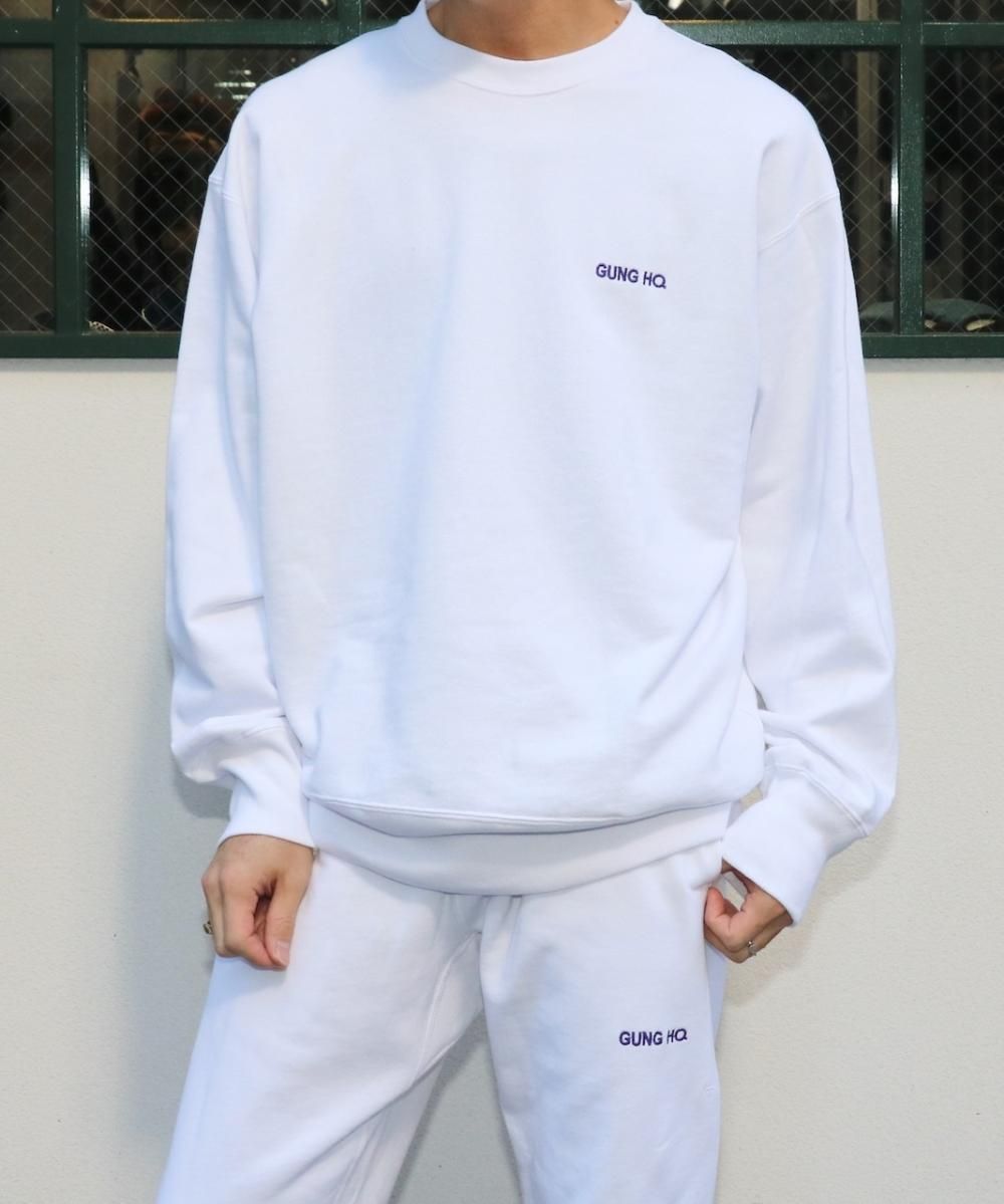 WEB限定】GUNG HO / EMB CREW NECK SWEAT