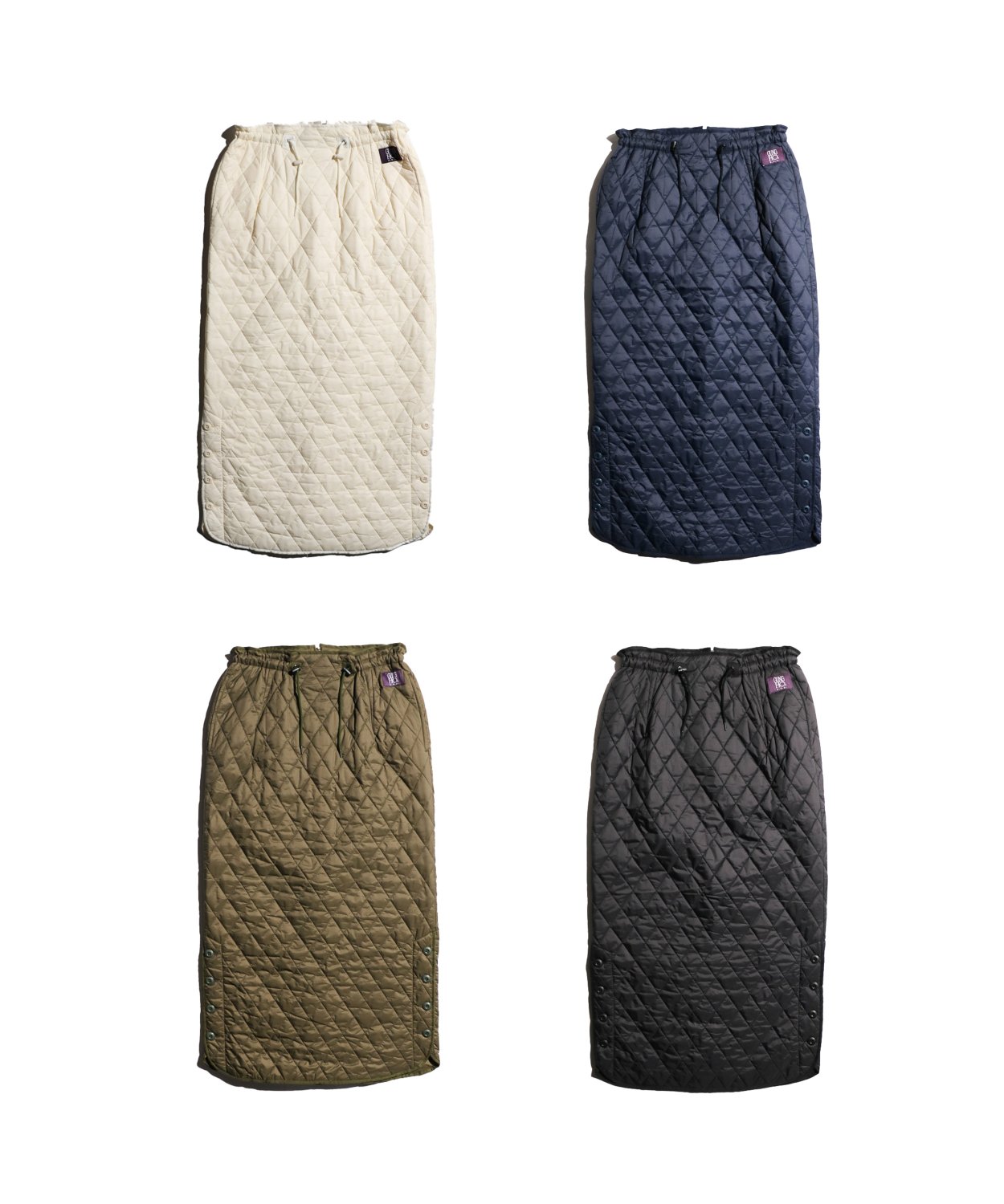 GUNG HO/ガンホー WOMENS QUILTING SKIRT ウィメンズキルティングスカート-