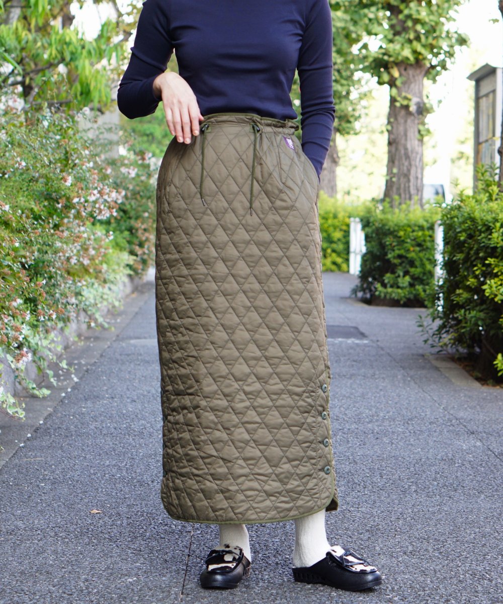 【WEB限定】GUNG HO / WOMENS QUILTING SKIRT