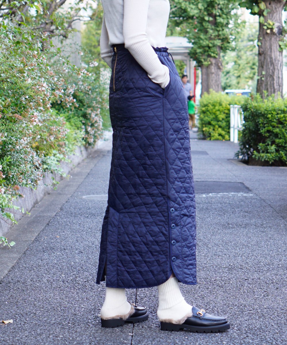 【WEB限定】GUNG HO / WOMENS QUILTING SKIRT