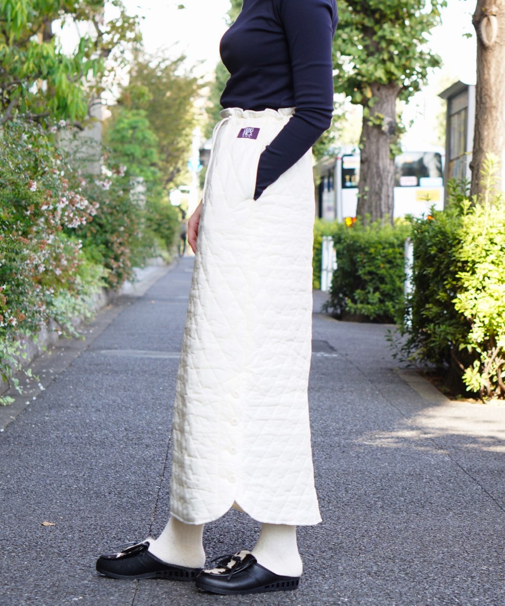 【WEB限定】GUNG HO / WOMENS QUILTING SKIRT