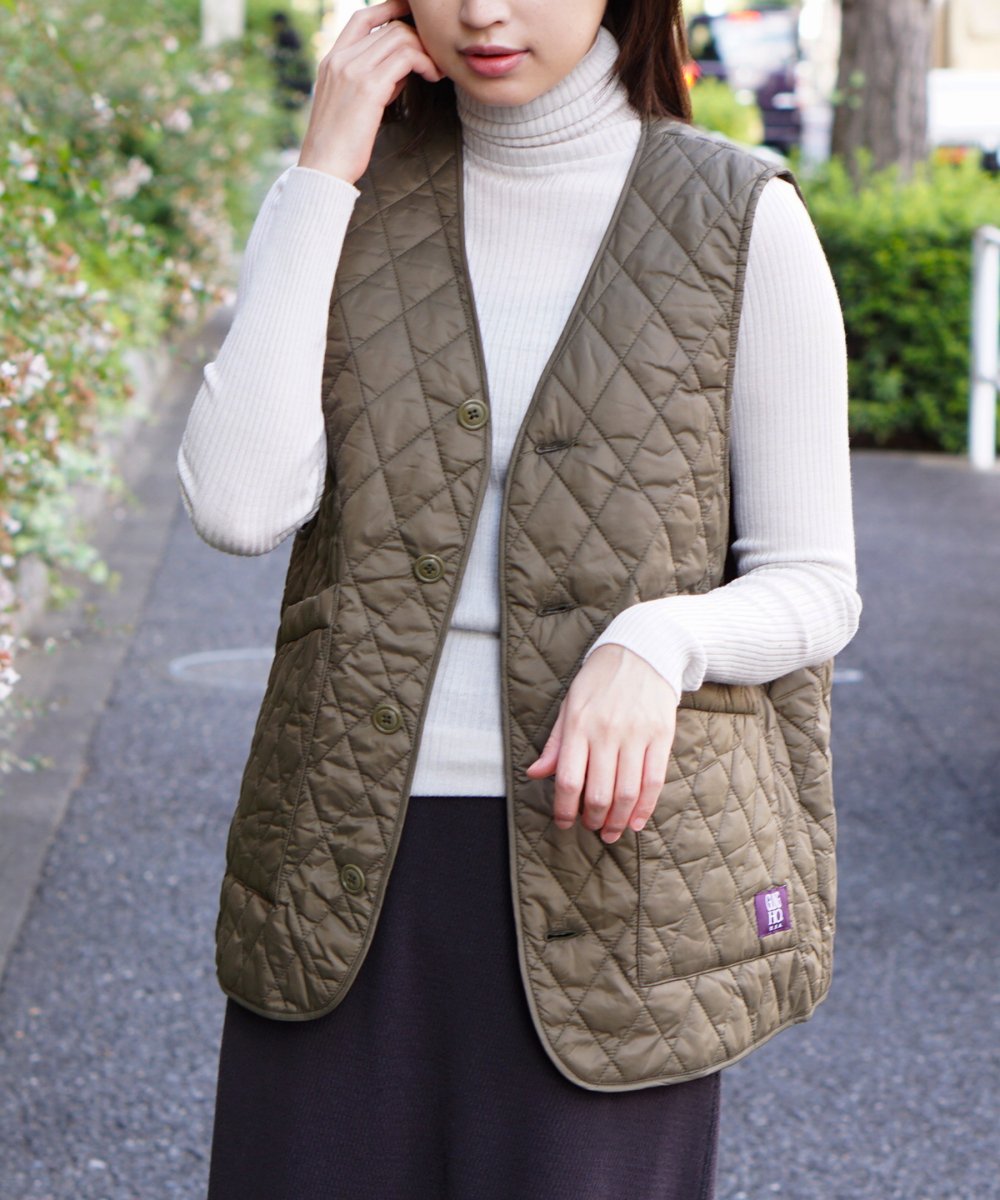 WEB限定】GUNG HO / WOMENS QUILTING VEST