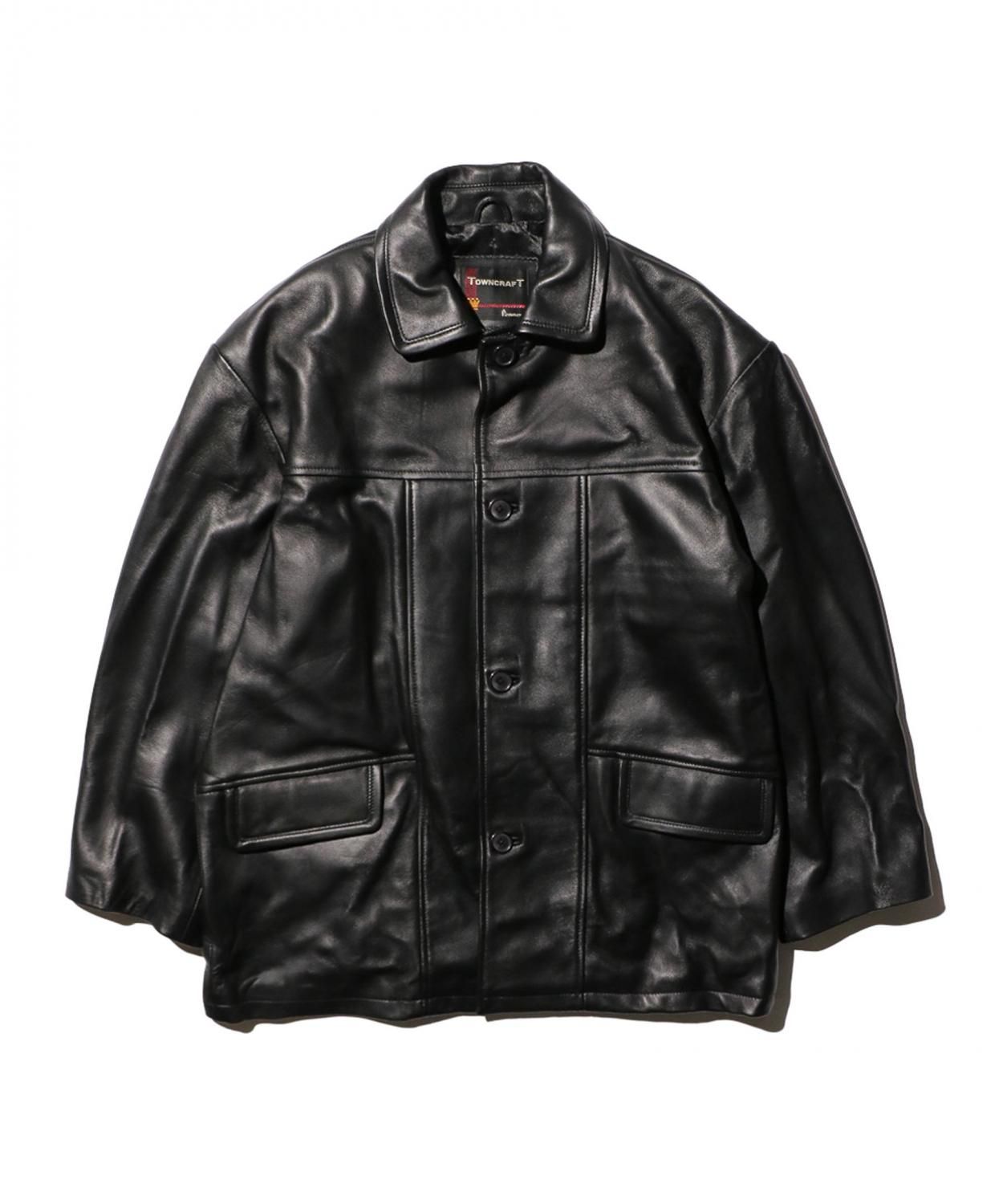 TOWNCRAFT / LEATHER CAR COAT