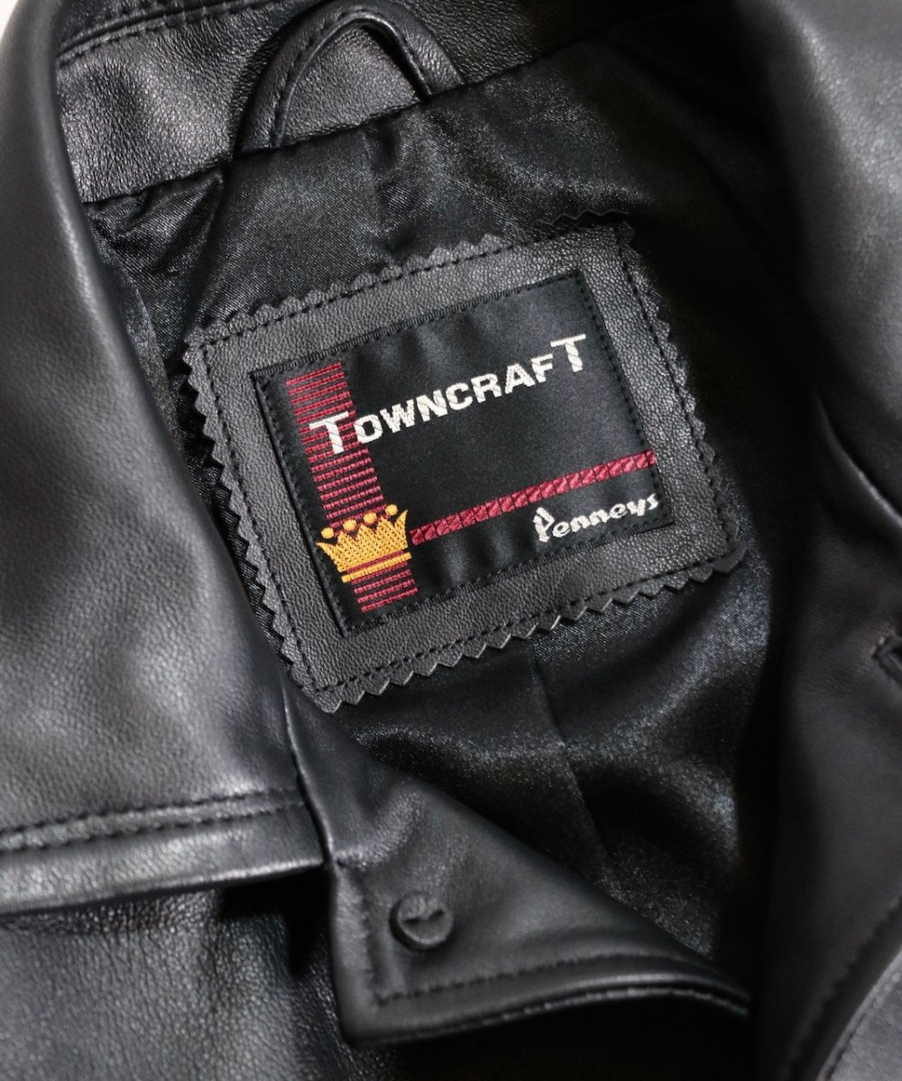 TOWNCRAFT / LEATHER CAR COAT