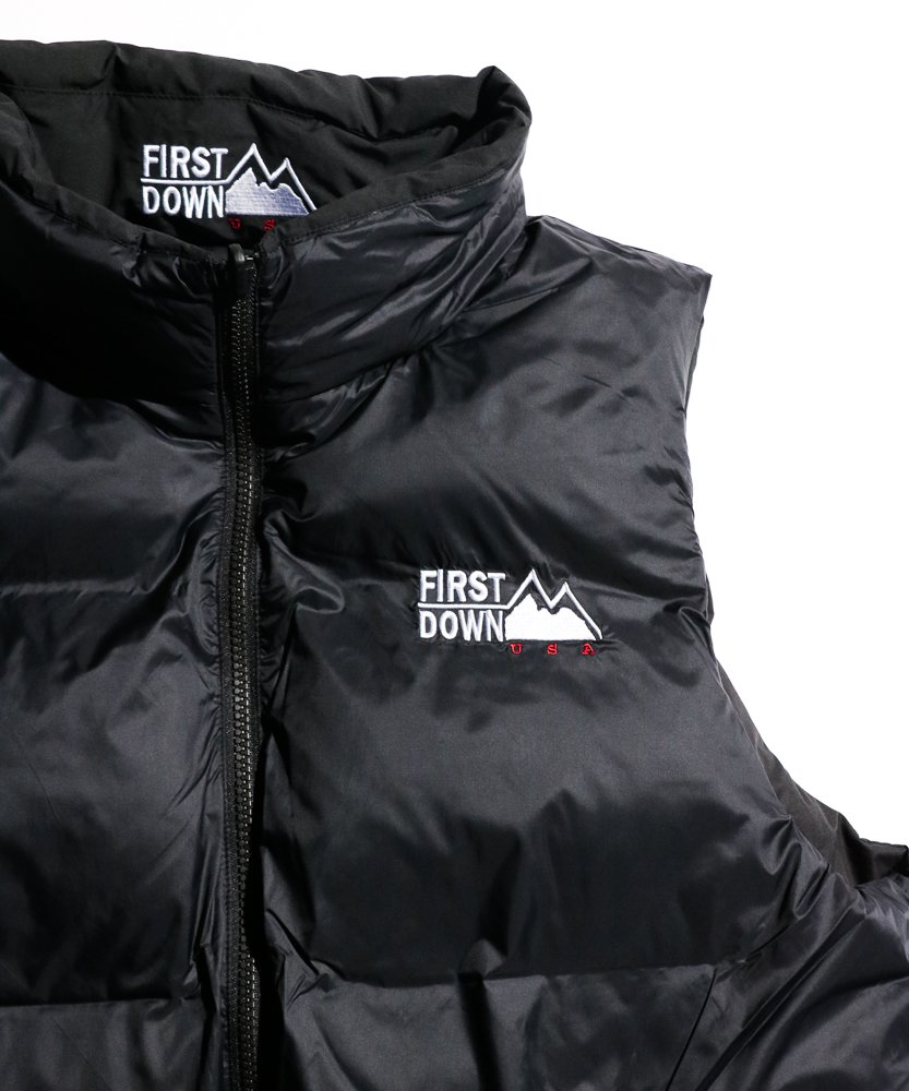 WEB限定】FIRST DOWN / BUBBLE DOWN VEST MICROFT®(F542002)