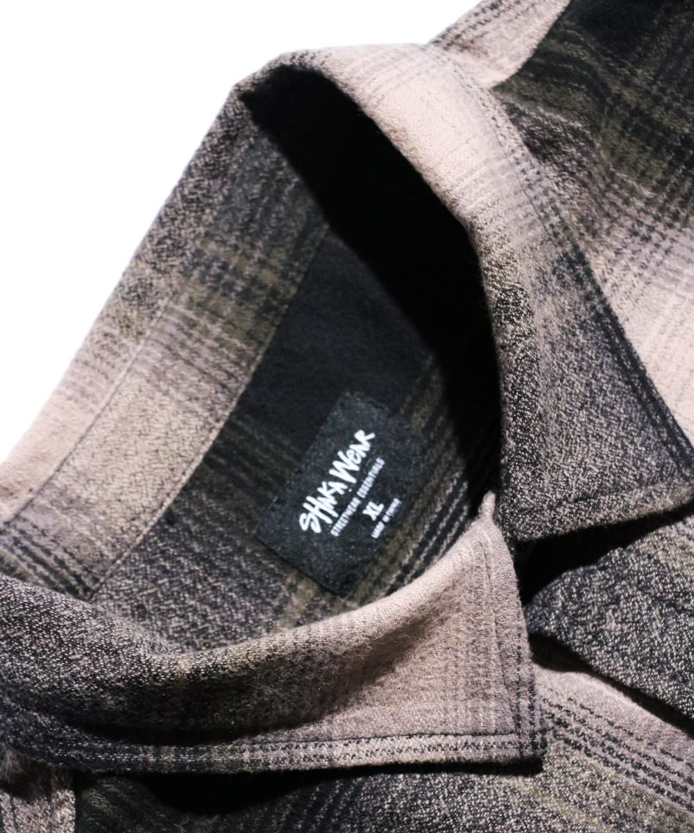 SHAKA WeAR / PLAID FLANNEL OVERSHIRTS