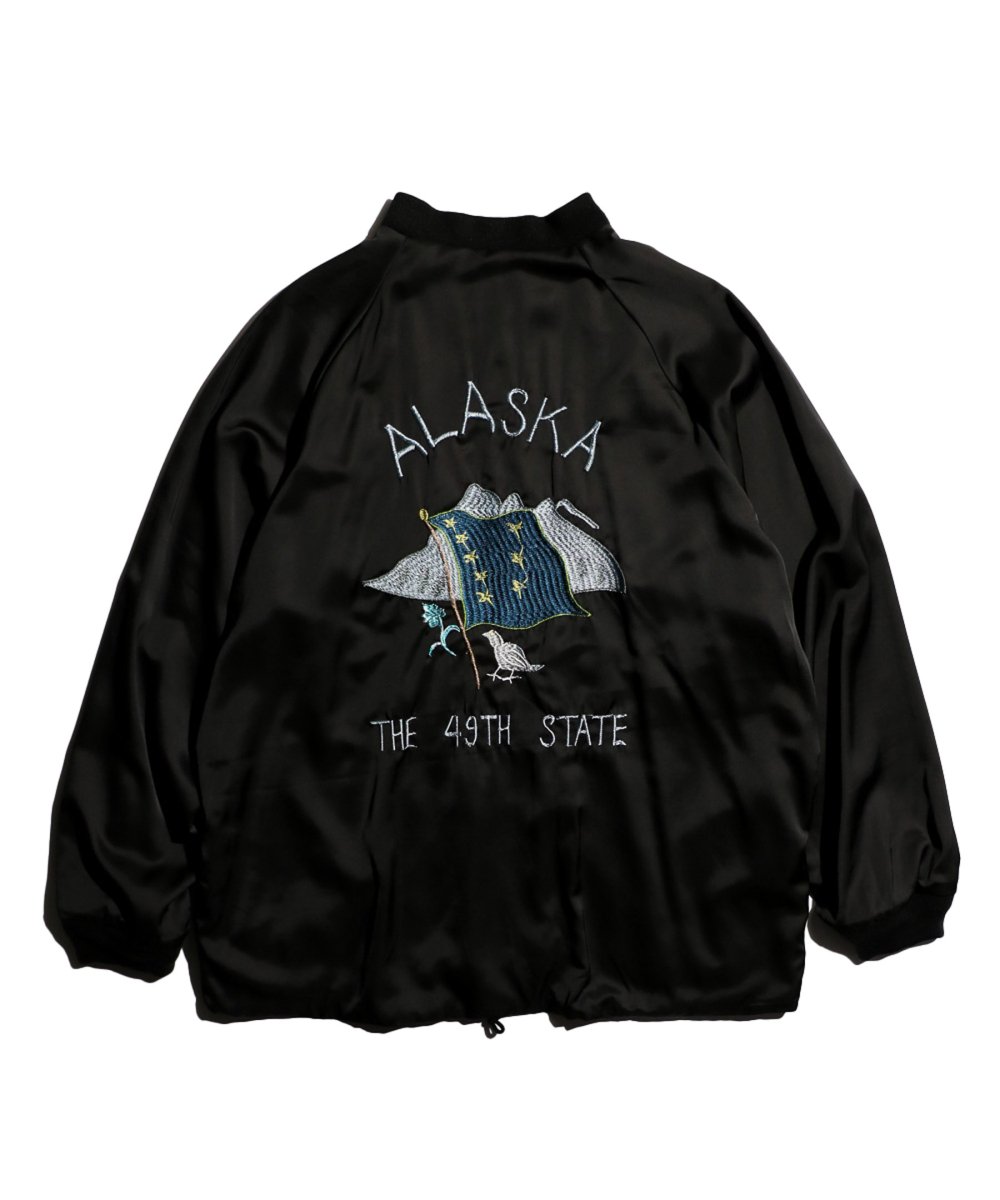 THRIFTY LOOK / REVERSIBLE SOUVENIR ALASKA JACKET SATIN