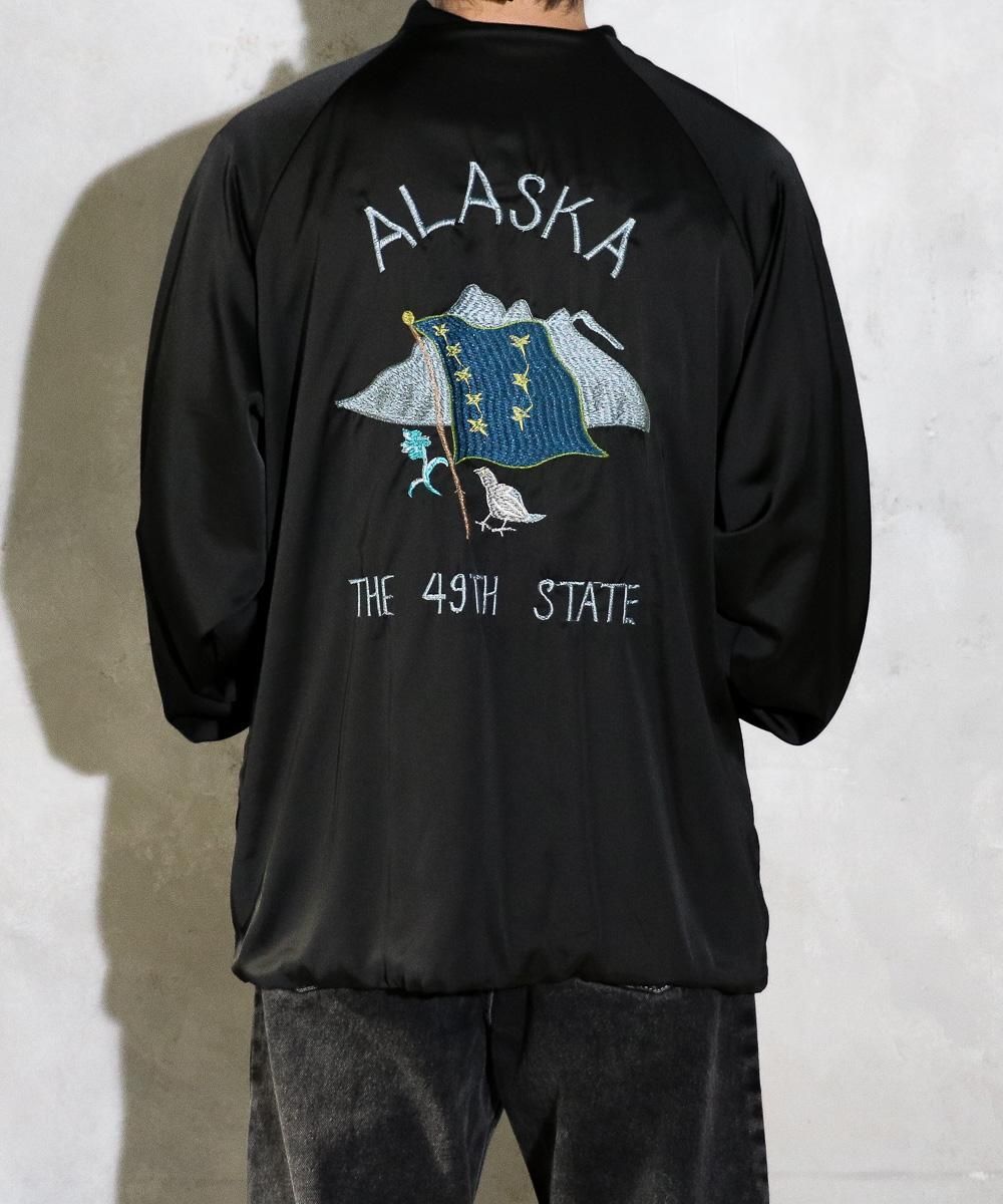 THRIFTY LOOK / REVERSIBLE SOUVENIR ALASKA JACKET SATIN