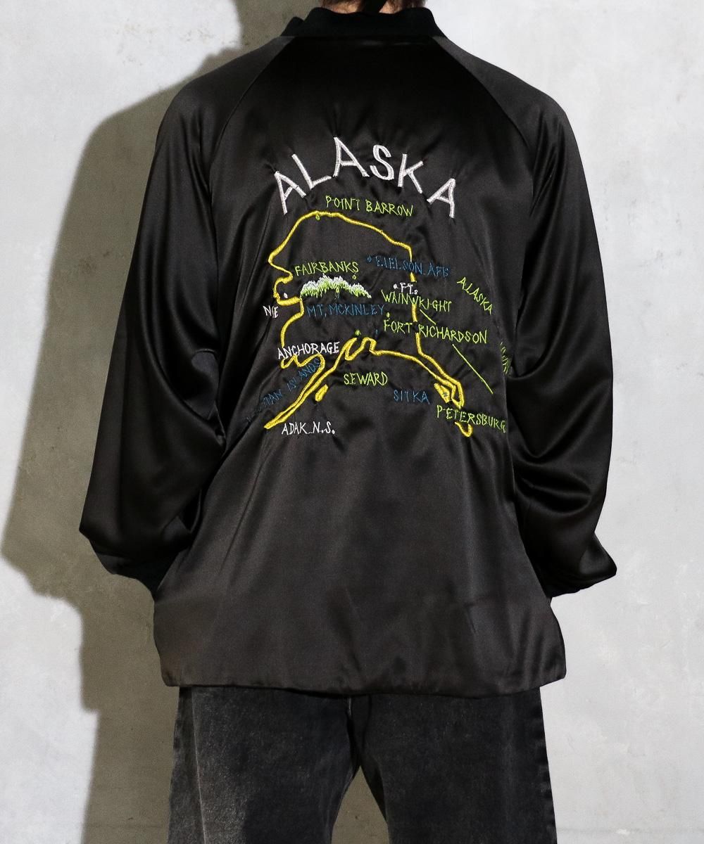 THRIFTY LOOK / REVERSIBLE SOUVENIR ALASKA JACKET SATIN