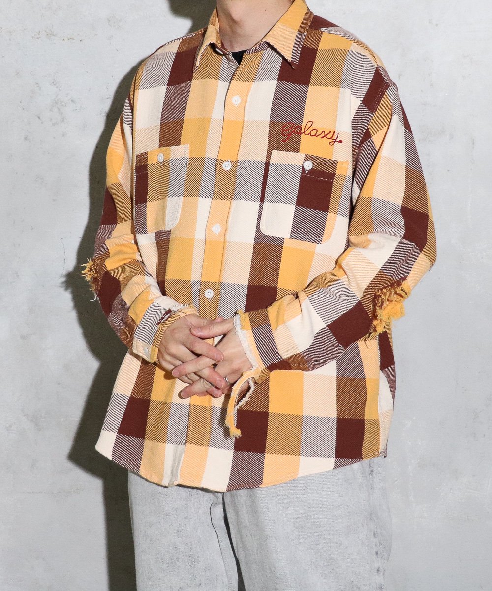 BOWWOW / GALAXY SYRUP FLANNEL SHIRTS BW241-GSFS