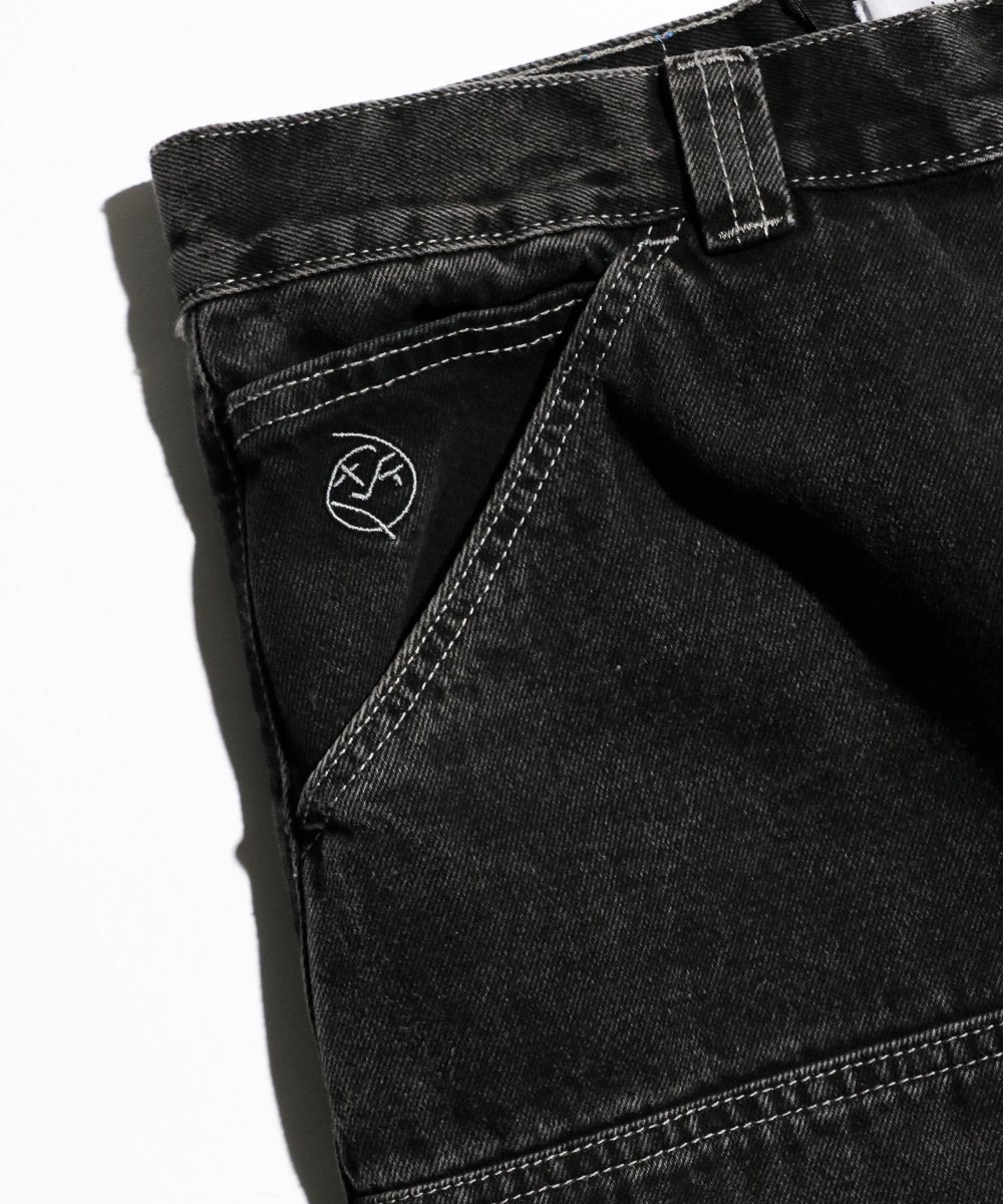 Polar Skate Co. / BIG BOY WORK PANTS KNEE SILVER BLACK