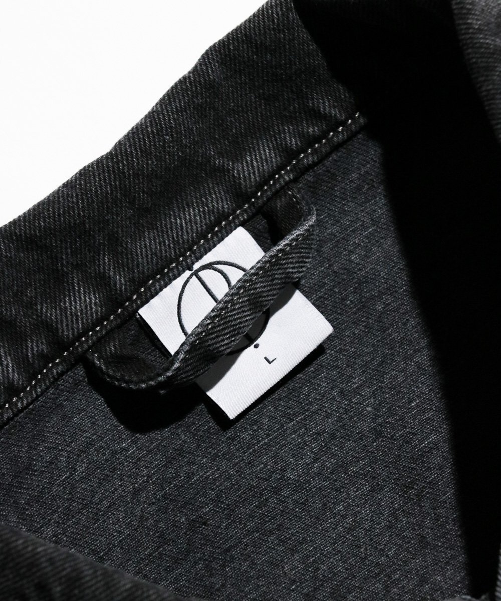 Polar Skate Co. / PATRIK JACKET DENIM SILVER BLACK