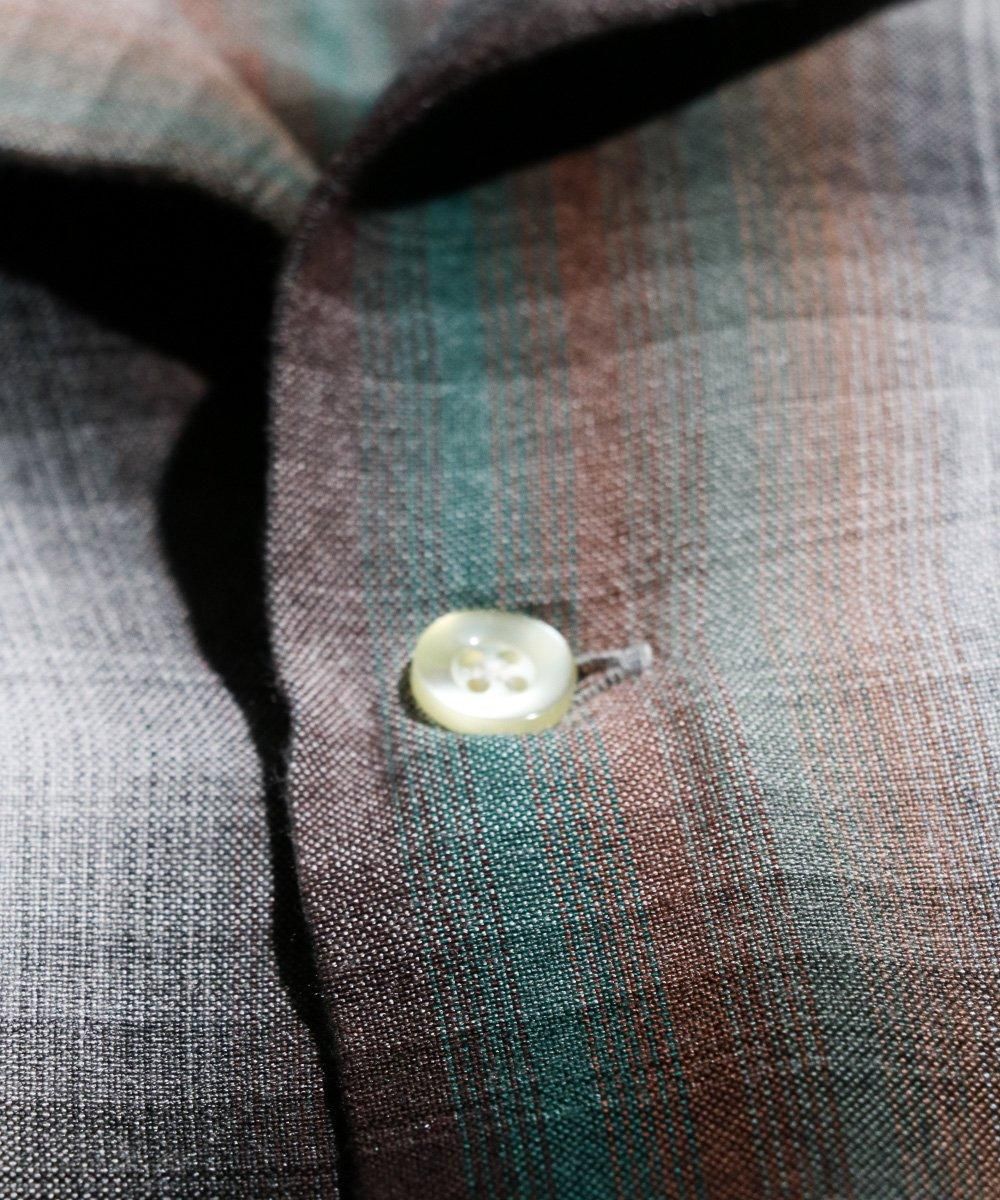 TOWNCRAFT / 60S OMBRE LOOP COLLAR SHIRTS MADE IN JAPAN TOWNCRAFT / 60S OMBRE LOOP COLLAR SHIRTS MADE IN JAPAN