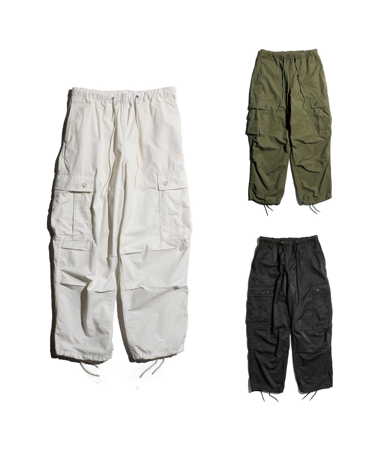 MADE IN STANDARD / EASY WIDE CARGO PANT WOMENS