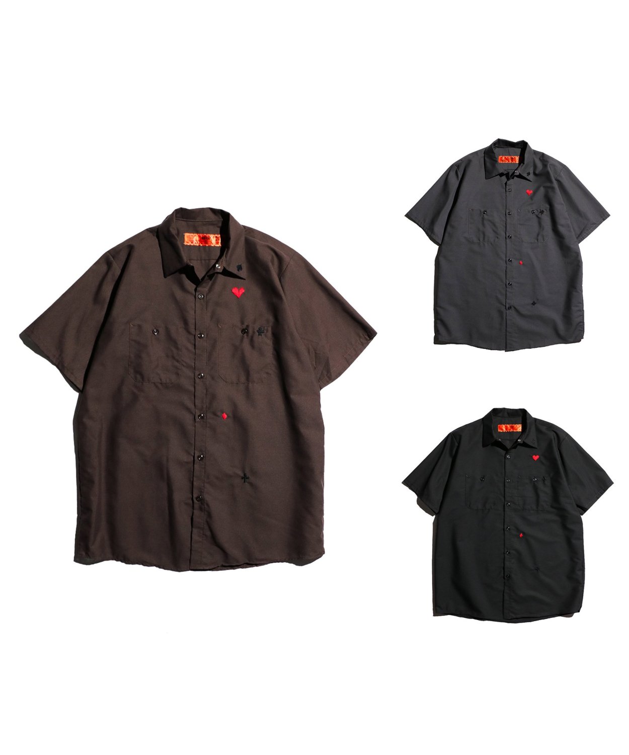 THRIFTY LOOK / RED KAP CASINO EMBROIDERY WORK SHIRTS