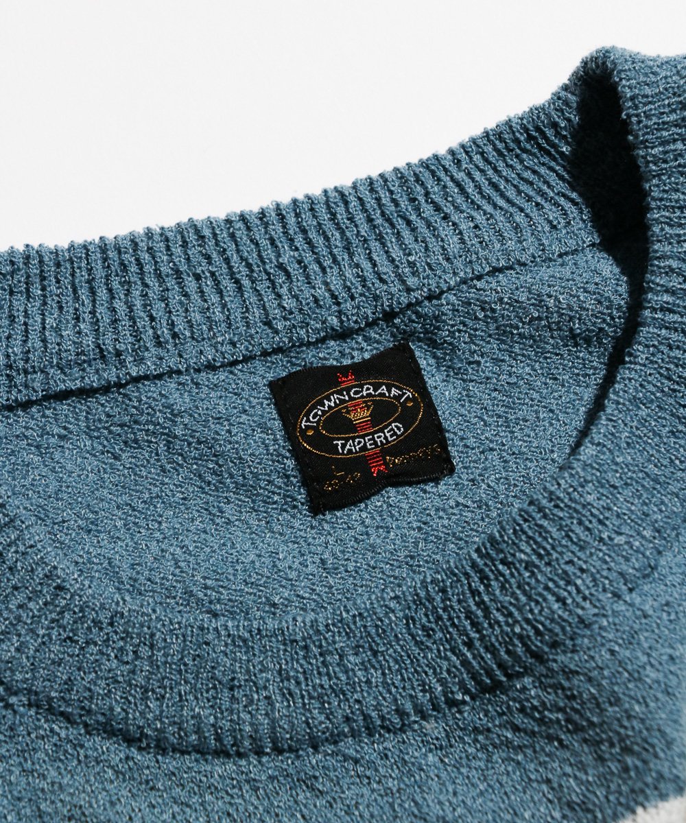 TOWNCRAFT / SURF BORDER SS CREW SWEATER