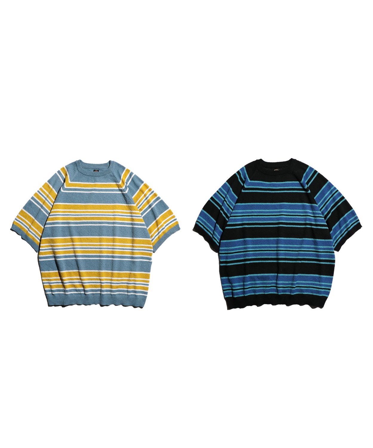 TOWNCRAFT / SURF BORDER SS CREW SWEATER