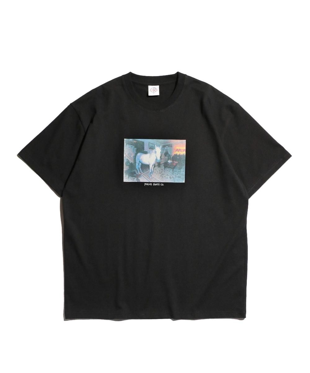 新作【Polar Skate co】スクリーム Tシャツ POLAR SKATE CO. STROKE LOGO T-SHIRTS BLACK 【 ポーラー