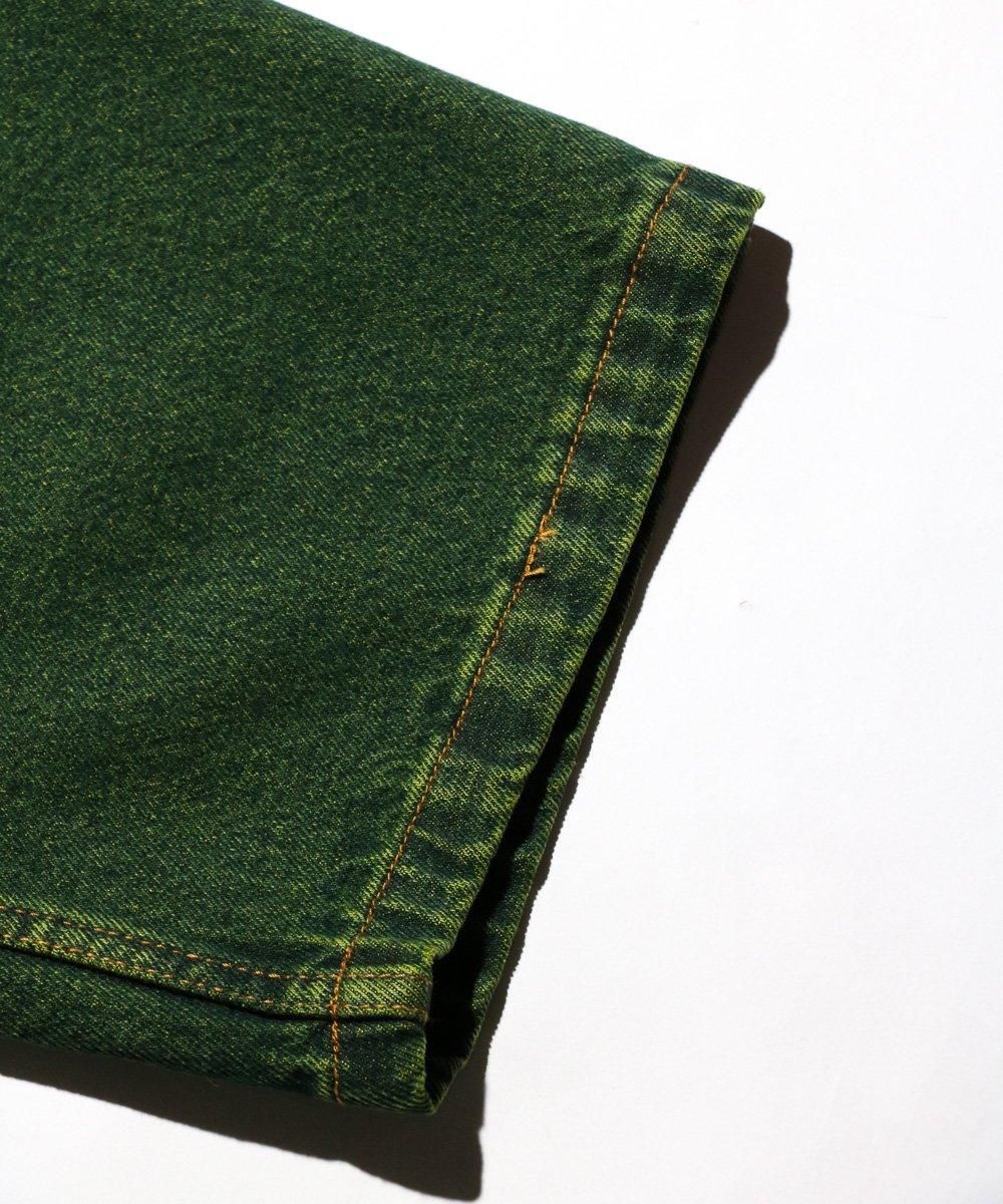 Polar Skate Co. / BIG BOY PANTS CHARTREUSE / BLUE -BLACK LINE-