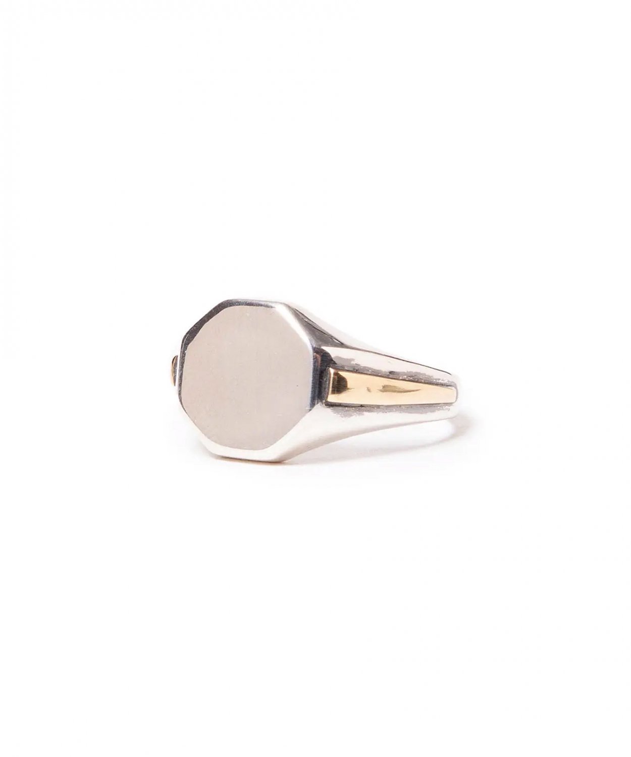 HOBO / SIGNET RING 925 SILVER with BRASS