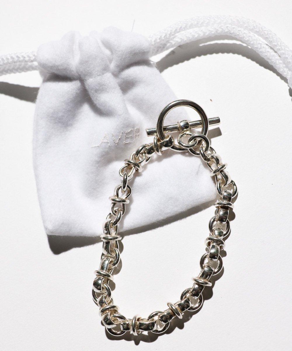 LAVER / TAGGLE CHAIN T BAR BRACELET (NO.21)