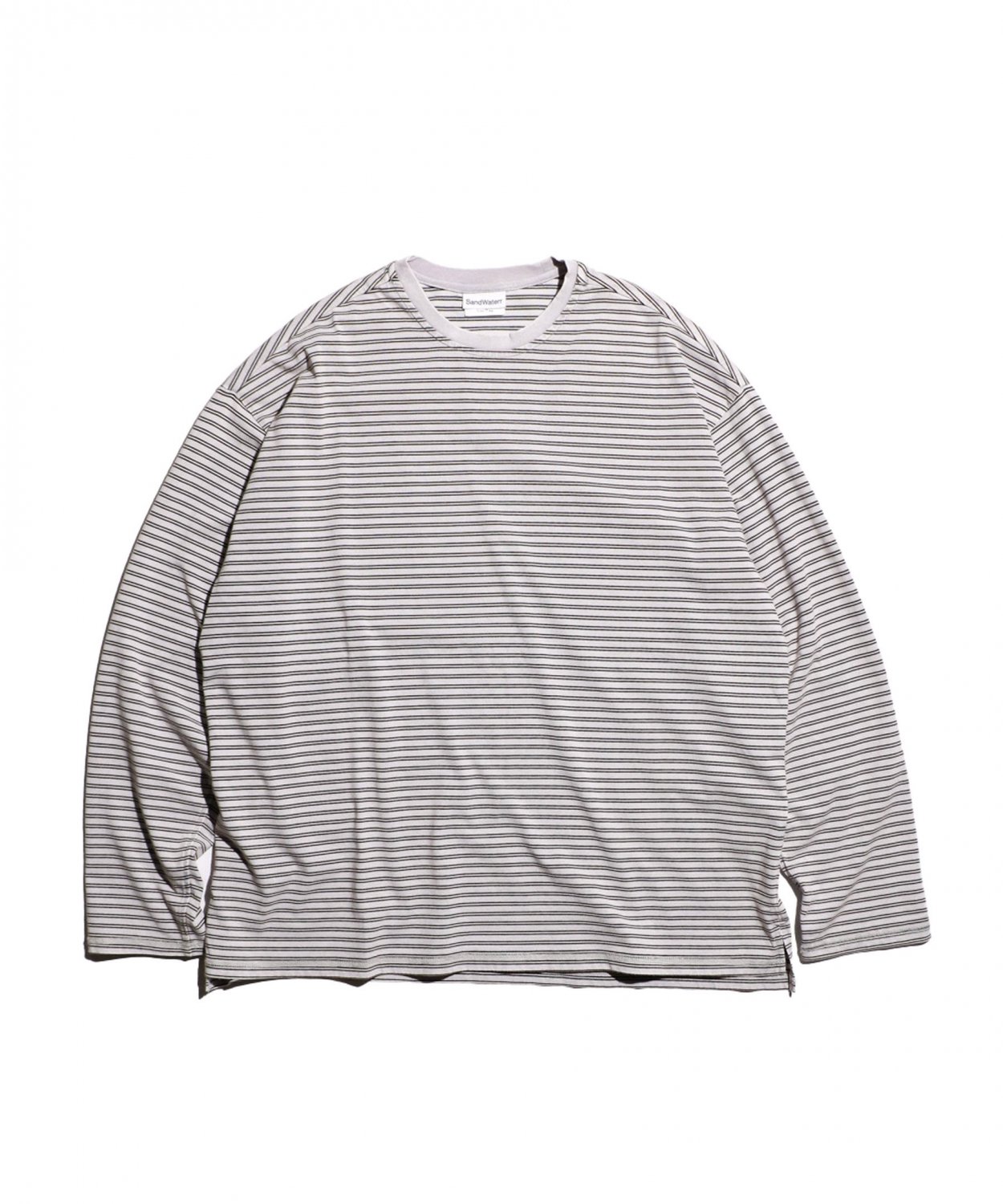 SandWaterr / ORGANIZED BAGGY TEE LS#1 / C/P JERSEY BORDER 