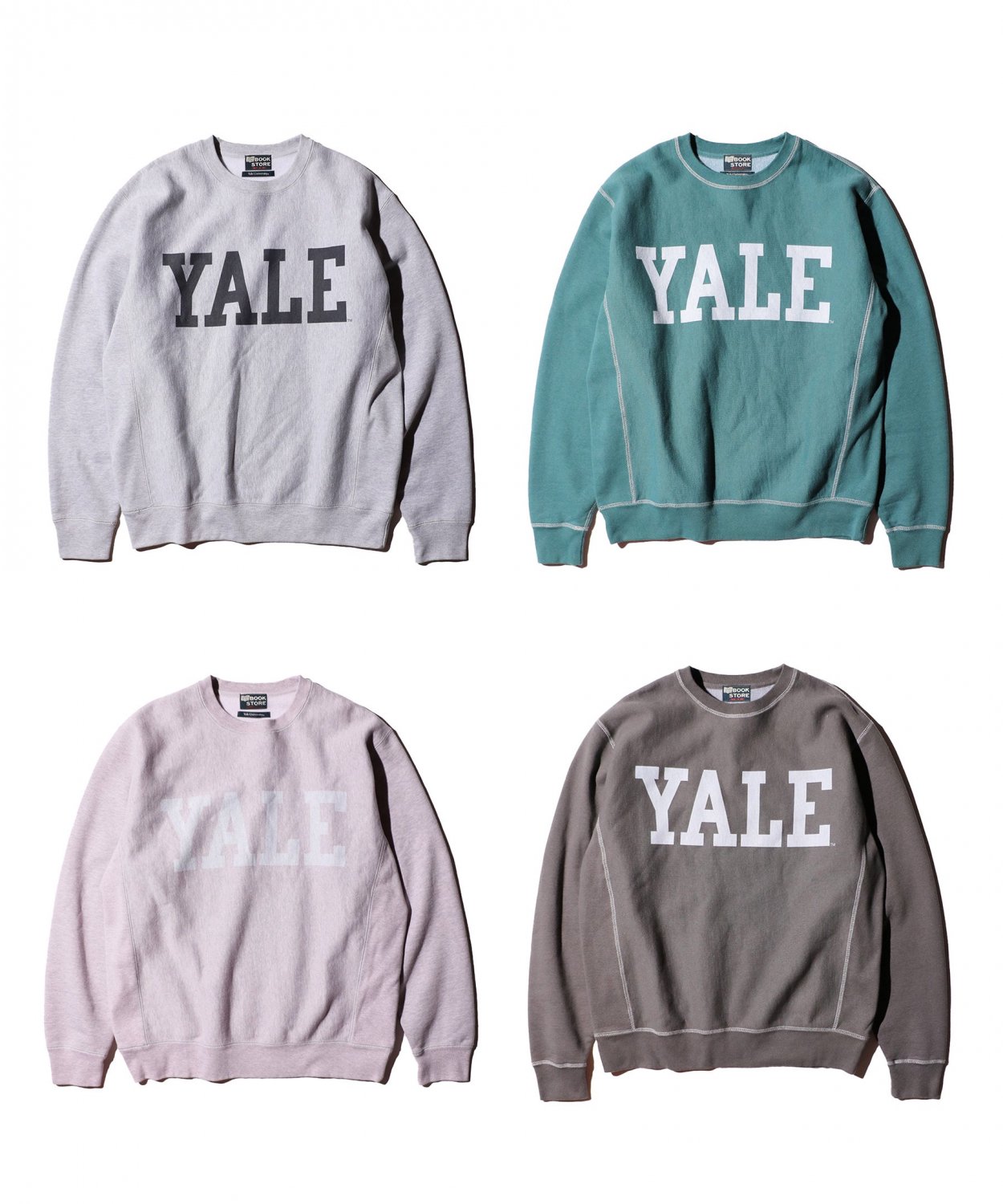 The BOOK STORE / YALE 13.5OZ CREW SWEAT