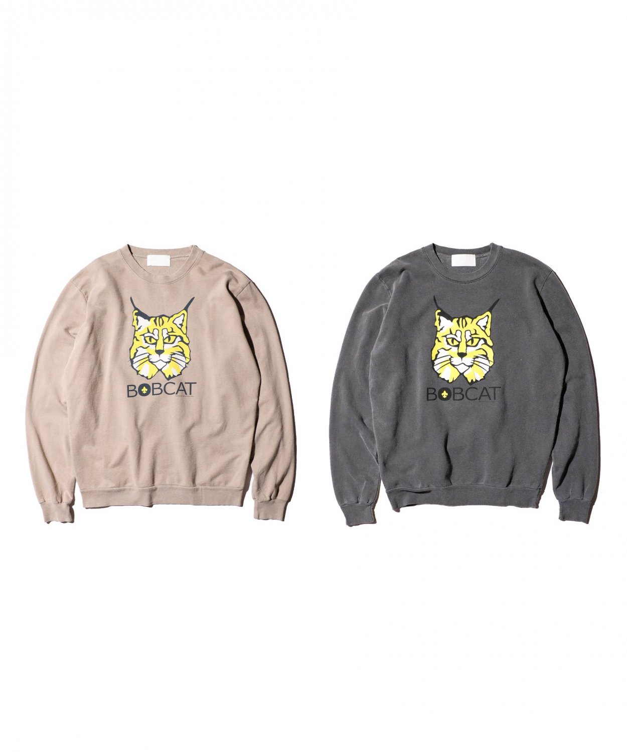 THRIFTY LOOK / BOBCAT US MADE PIGMENT CREW SWEAT