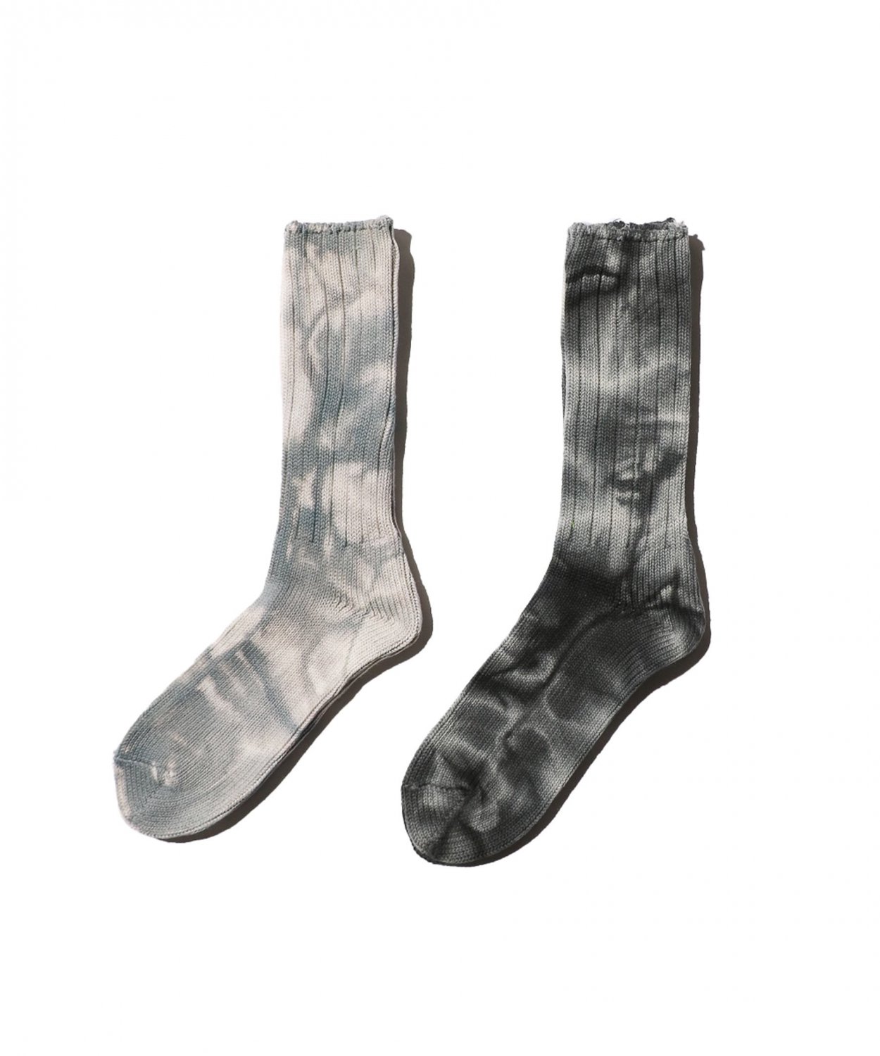 HOBO / TIE-DYED CREW SOCKS C/N/PU