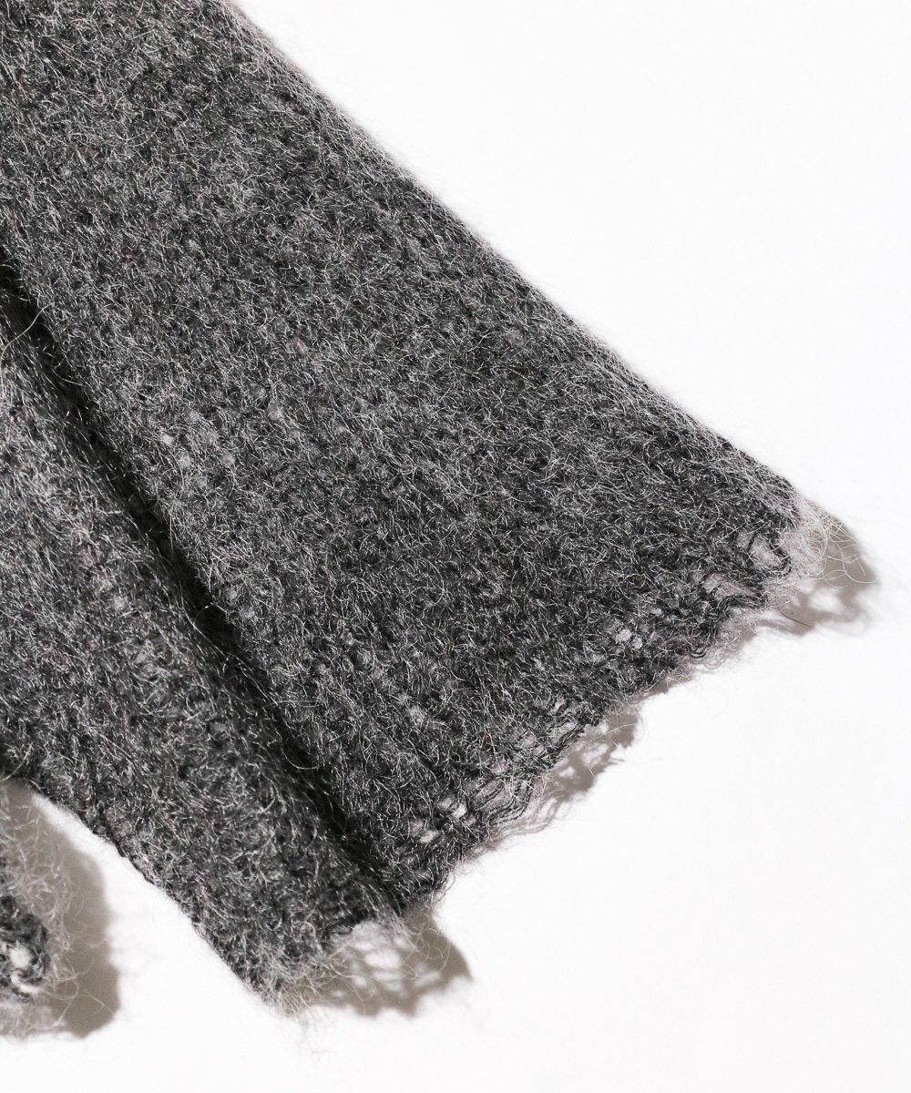 SandWaterr / RESEARCHED BOAT NECK SWEATER / MOHAIR MIX YARN