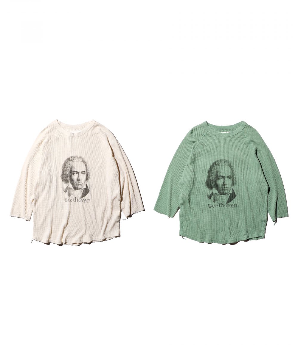 THRIFTY LOOK / BEETHOVEN 2/3 SLEEVE WAFFLE LS