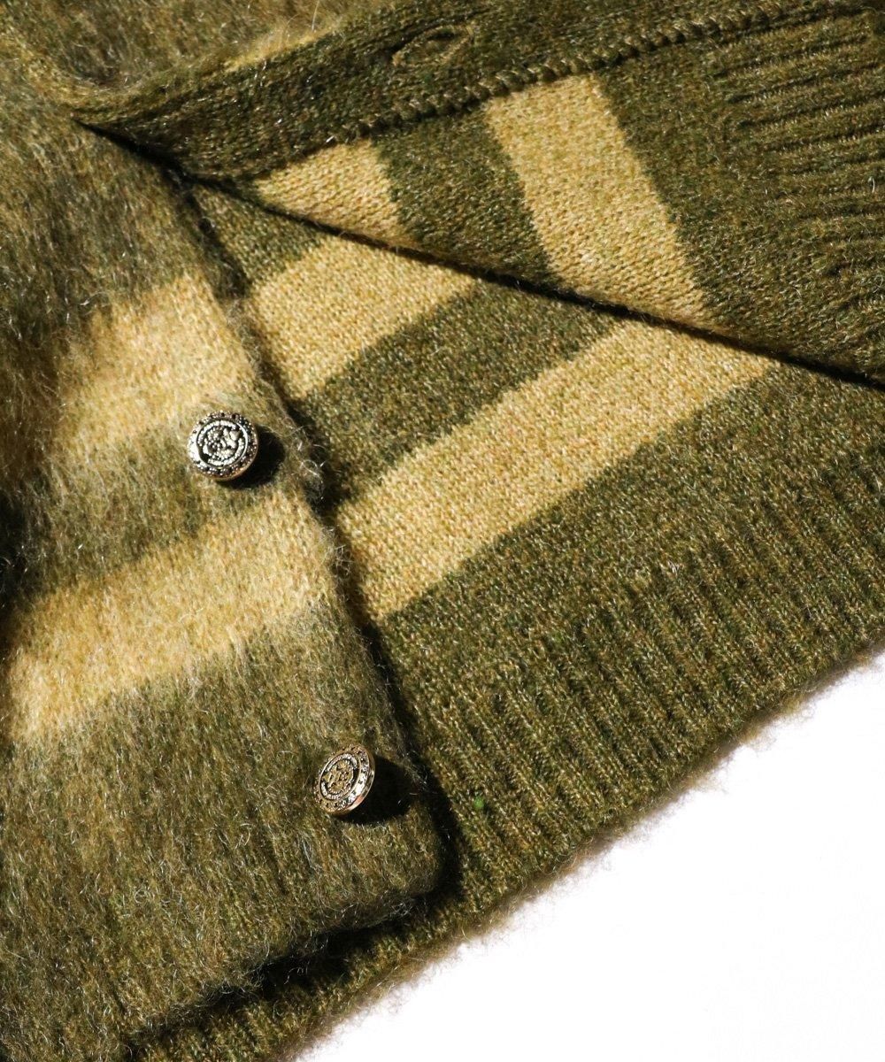 TOWNCRAFT / VINTAGE MOHAIR STRIPE CARDIGAN