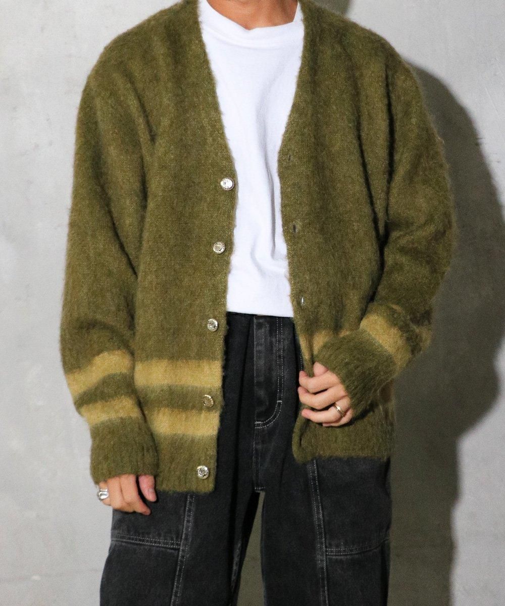60's Towncraft Striped Mohair Cardigan - Medium – Kissing Booth