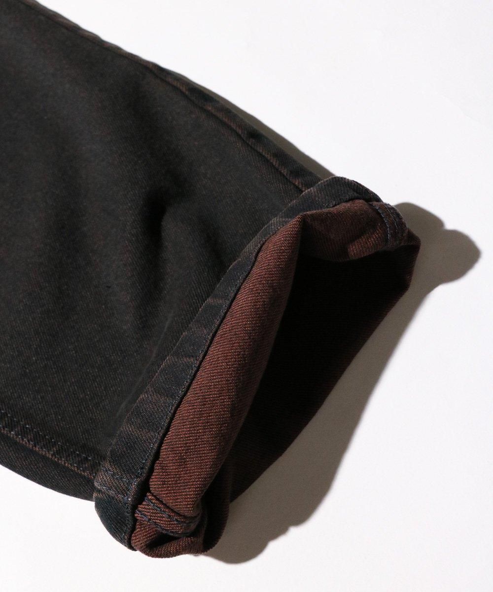 Polar Skate Co. / '93! PANTS BROWN BLUE -BLACK LINE-