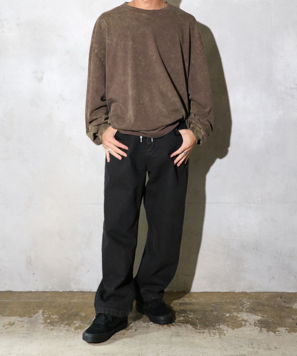 Polar Skate Co. / '93! PANTS BROWN BLUE -BLACK LINE-