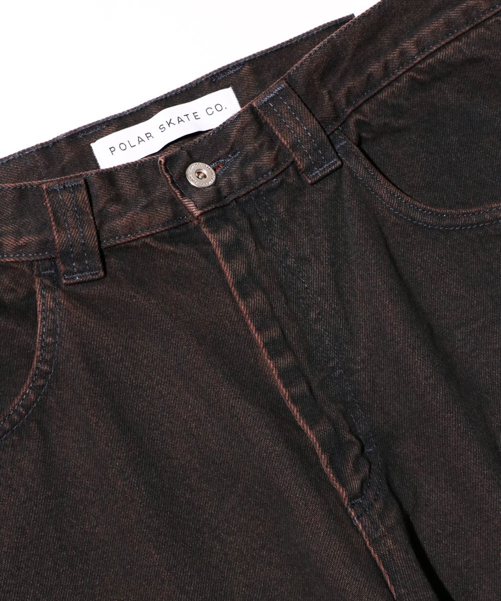 Polar Skate Co. / '93! PANTS BROWN BLUE -BLACK LINE-