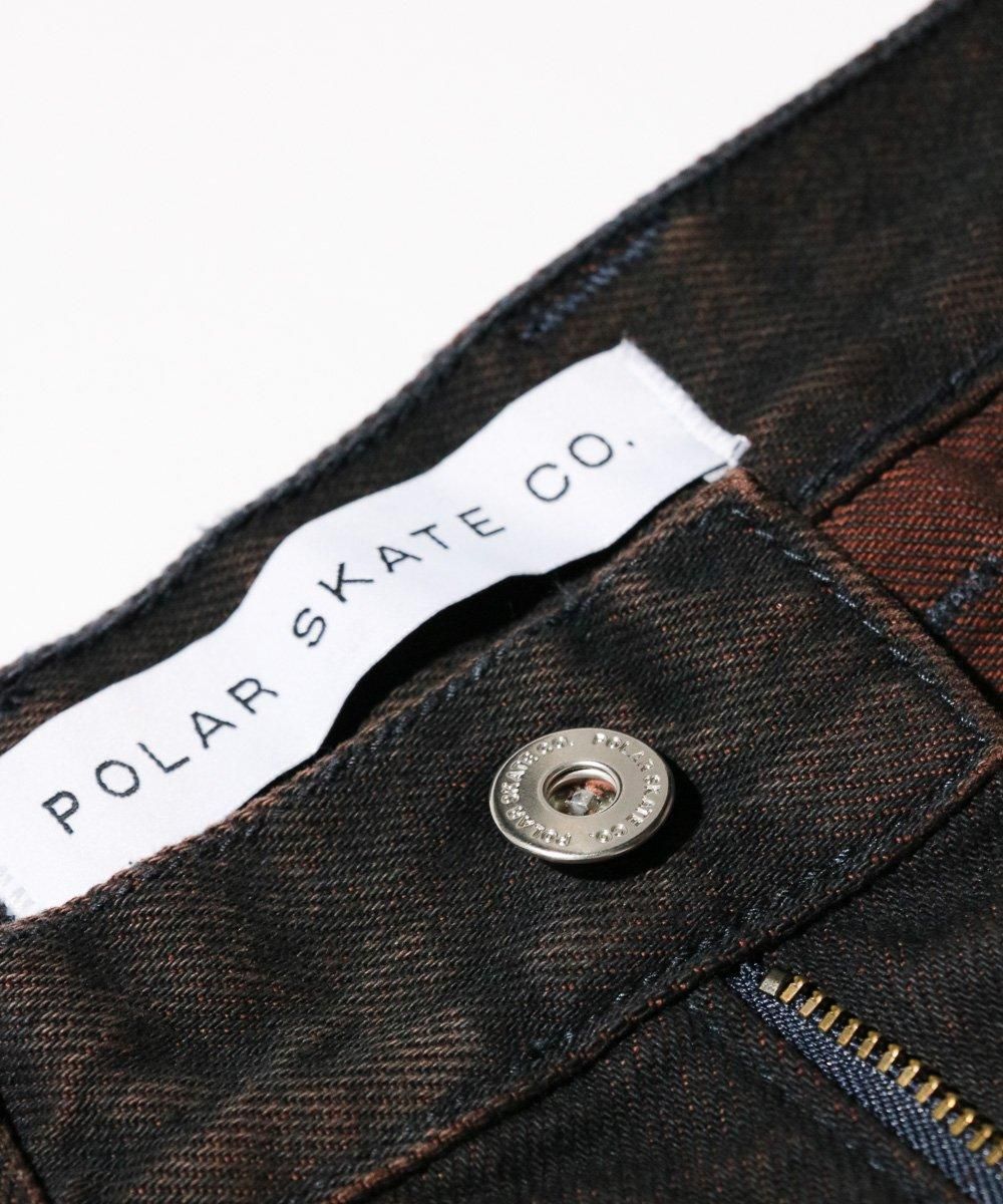 Polar Skate Co. / '93! PANTS BROWN BLUE -BLACK LINE-