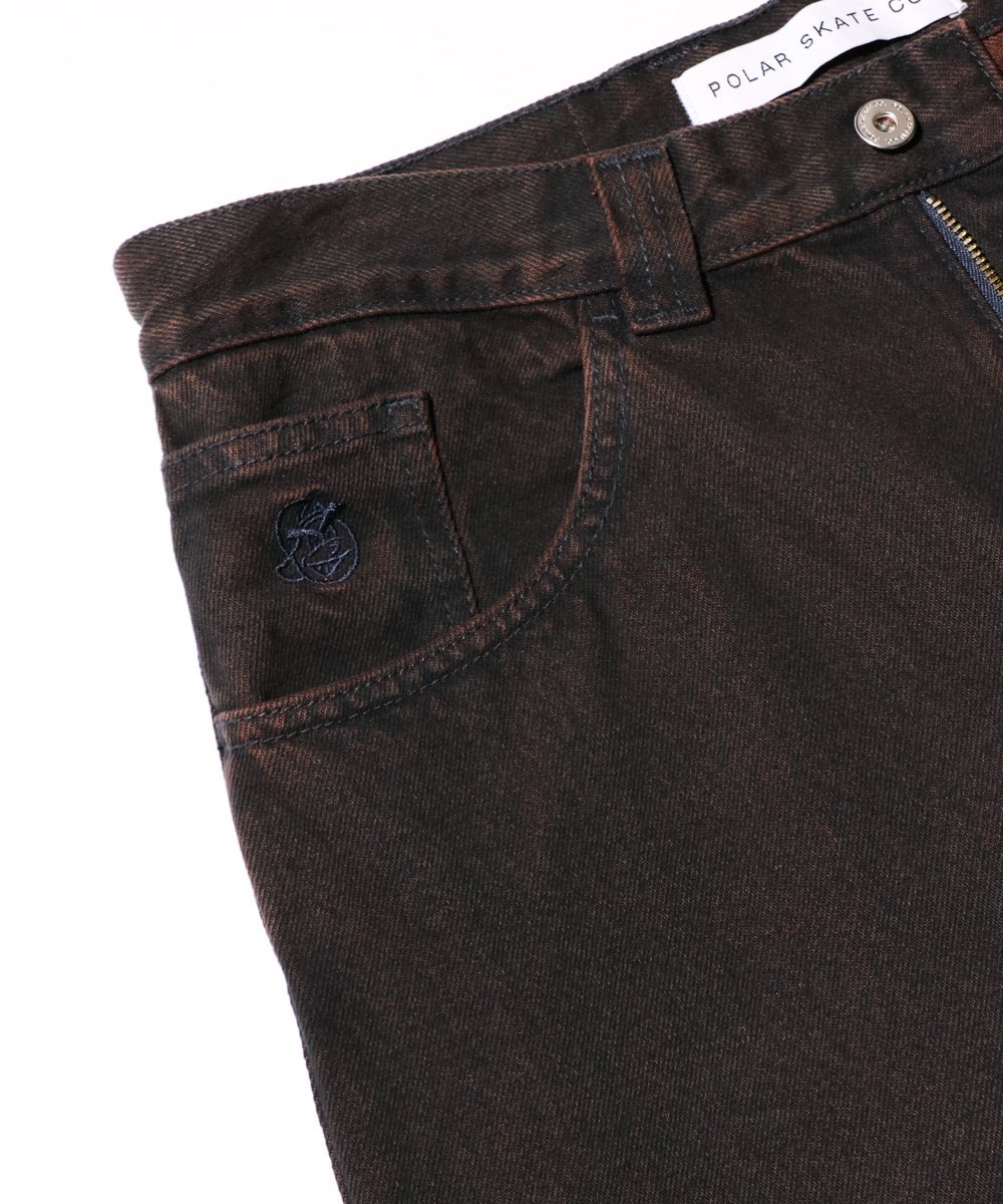 Polar Skate Co. / '93! PANTS BROWN BLUE -BLACK LINE-