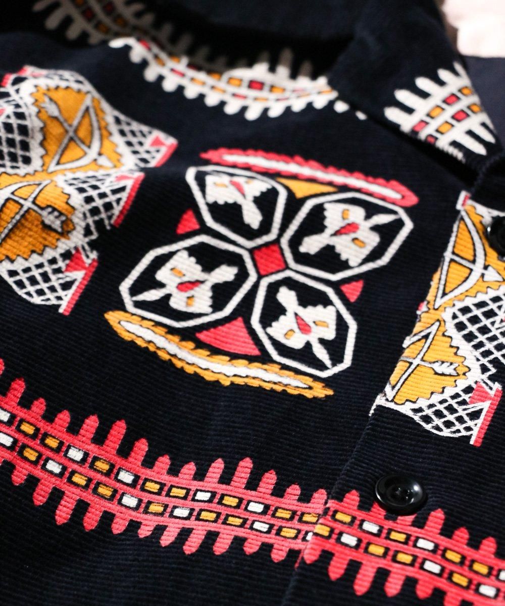 TOWNCRAFT / 50S CORDUROY SHIRTS NATIVE PATTERN TOWNCRAFT / 50S CORDUROY SHIRTS NATIVE PATTERN
