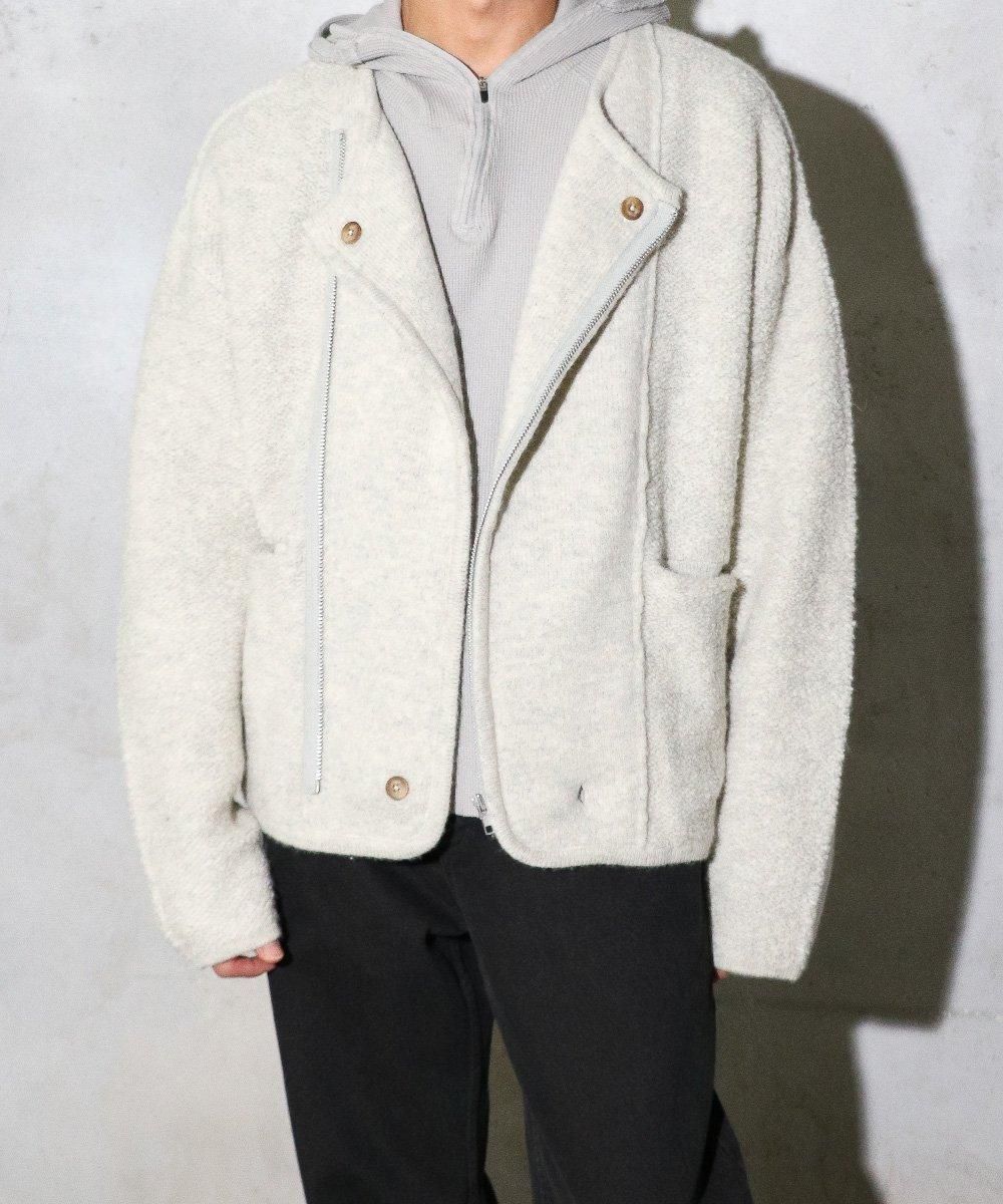 SandWaterr / RESEARCHED CARDIGAN / LAMBS WOOL YARN (SW-K0301)