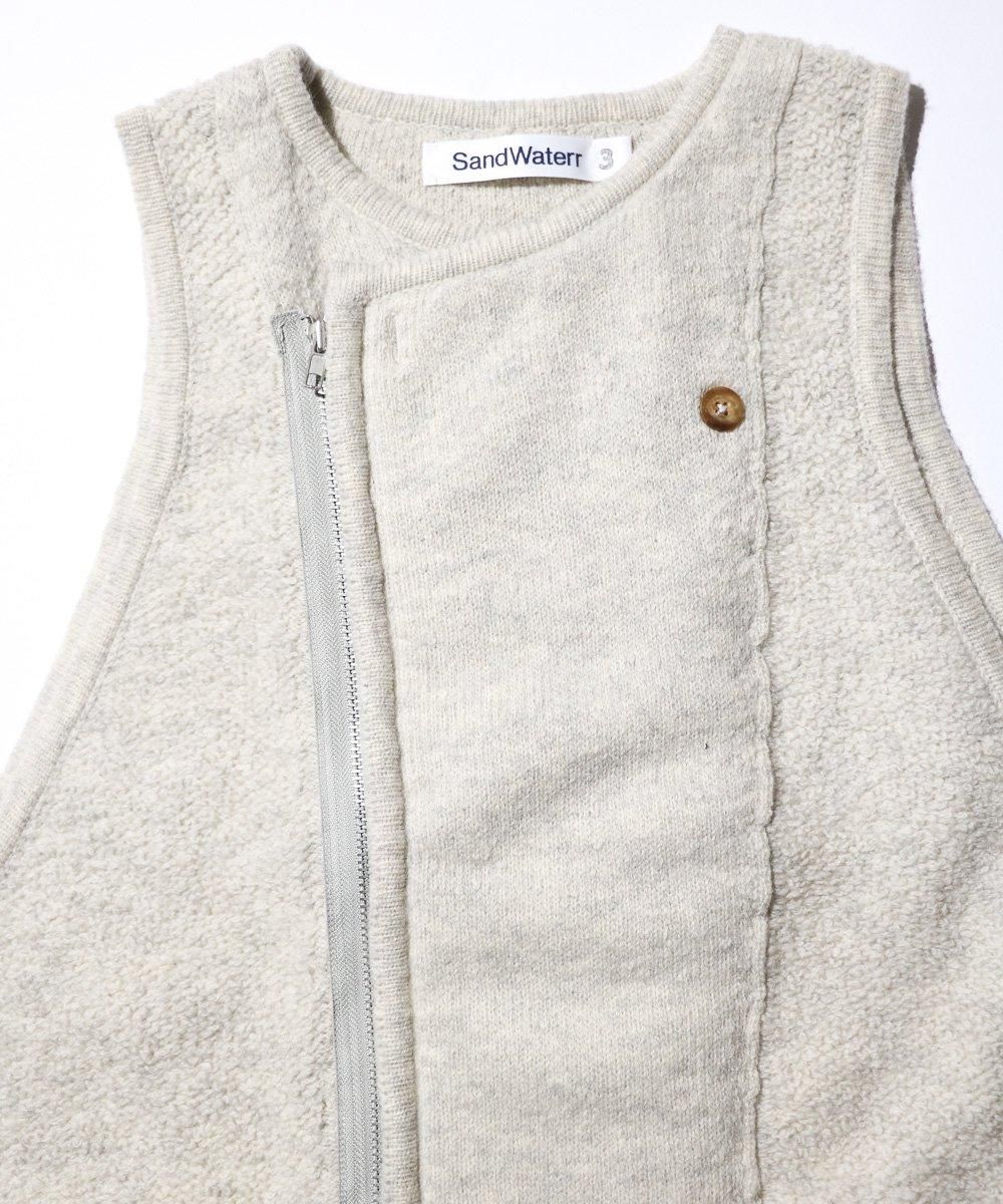 SandWaterr / RESEARCHED KNIT VEST / LAMBS WOOL YARN (SW-V0303) SandWaterr / RESEARCHED KNIT VEST / LAMBS WOOL YARN (SW-V0303)