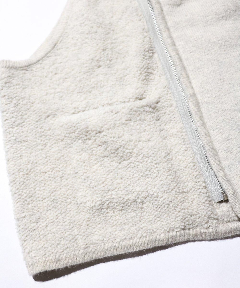 SandWaterr / RESEARCHED KNIT VEST / LAMBS WOOL YARN (SW-V0303)