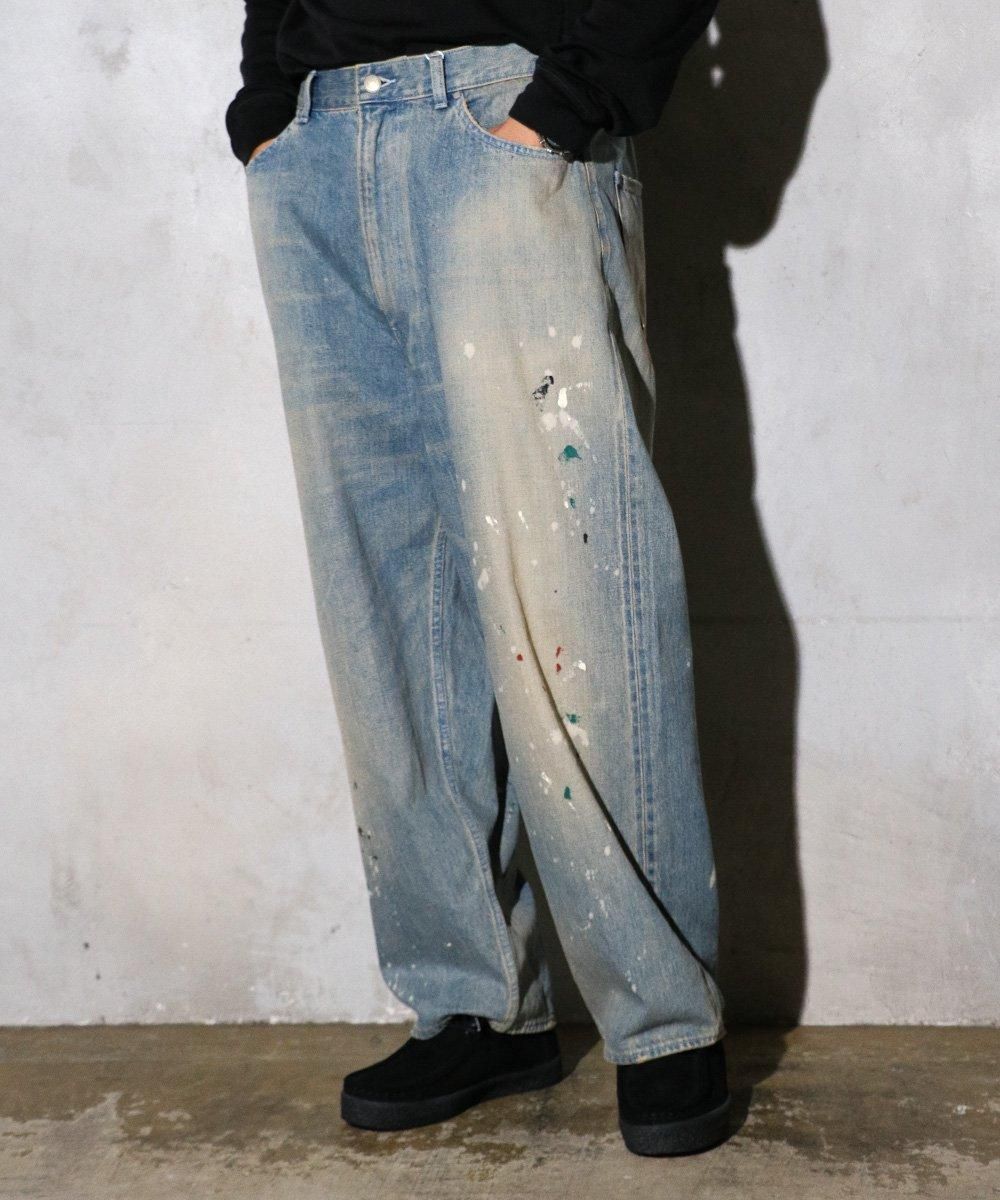 pellicule デニム tsuzuli / EZ DENIM 5P PANTS PAINT (UNISEX) PT2201