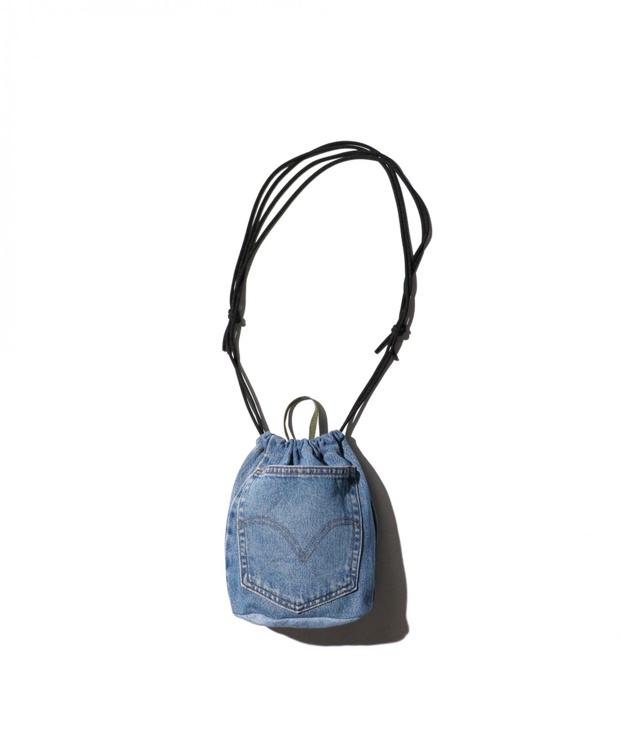 THRIFTY LOOK / BLUE DENIM EFFECT BAG