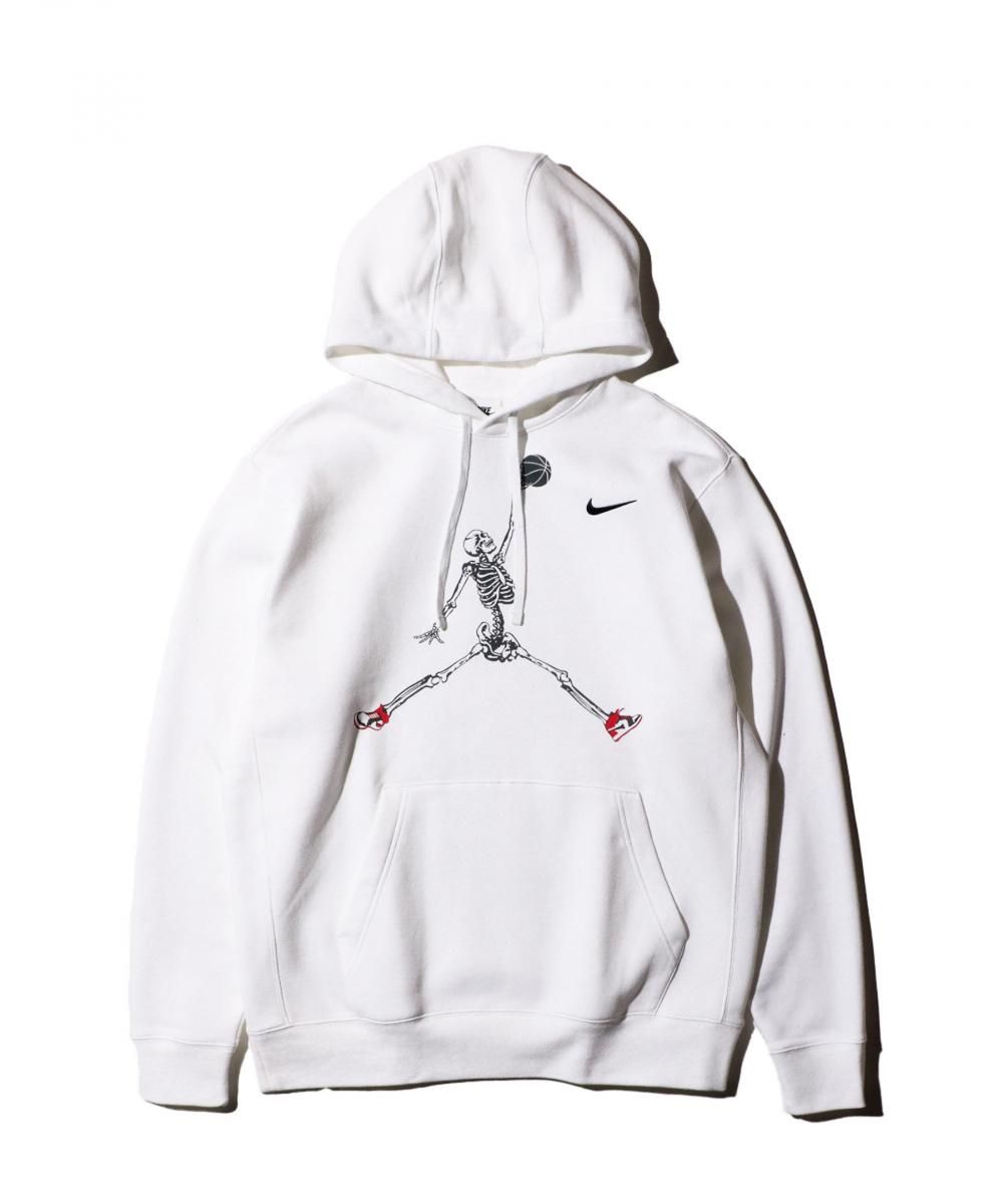 THRIFTY LOOK / JUMP SKULL CLUB FLEECE HOODIE