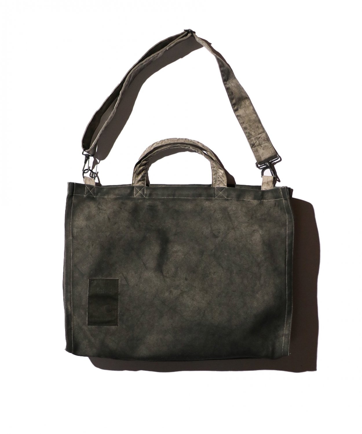 TEN C / SHADY NYLON SUEDE 2WAY SHOULDER BAG (TC-BG1502)