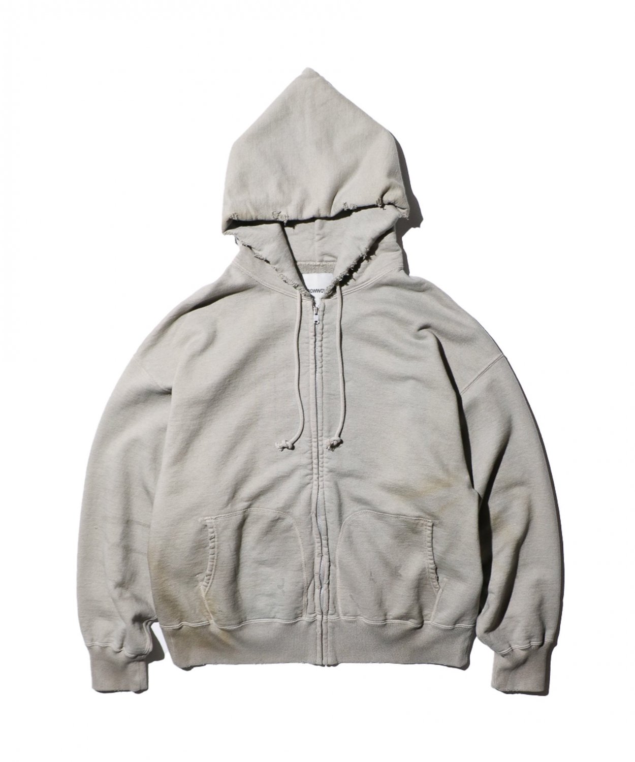 BOWWOW / ZIP SWEAT HOODIE AGING